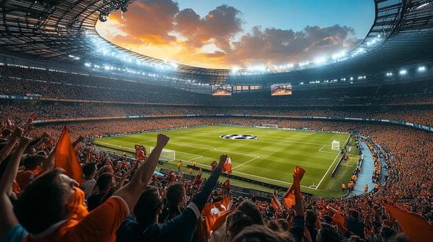 Sports atmosphere and crowd energy